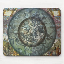 Vintage Astronomy Celestial Northern Constellation Mouse Pad