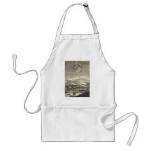 Vintage Astronomy Celestial Renaissance Moon Stars Aprons