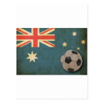 Vintage Australia Flag Postcard
