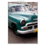 Vintage Auto in Cuba Card