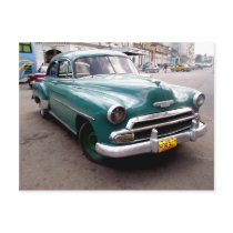 Vintage Auto in Cuba Postcards