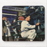 Vintage Auto Mechanic Mouse Pads
