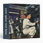 Vintage Auto Mechanic Vinyl Binder