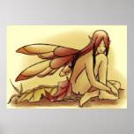 Vintage Autum Fairy Posters