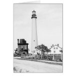 Vintage B&W and Sepia Lighthouse Photographs Greeting Card