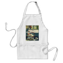Vintage Baby Asleep in the Highchair Aprons
