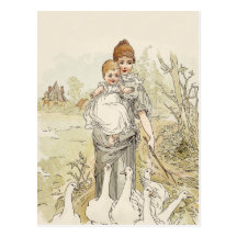 Vintage Baby Post Card
