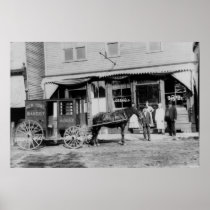 Vintage Bakery Delivery Print