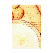 Vintage baking stretched canvas print
