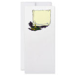 Vintage Banner and Book with Candle Template Rack Cards