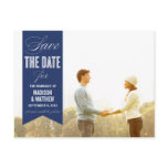 VINTAGE BANNER | SAVE THE DATE ANNOUNCEMENT POSTCARDS