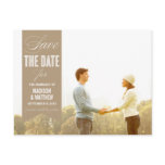 VINTAGE BANNER | SAVE THE DATE ANNOUNCEMENT postcards