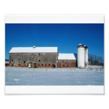 Vintage Barn 10x8  Photographic Print