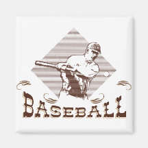 Vintage Baseball Fridge Magnets