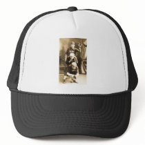 Vintage Baseball Players - Antiqued Sepia Mesh Hats