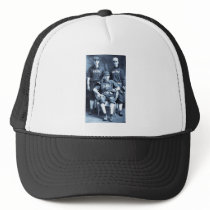 Vintage Baseball Players Mesh Hat
