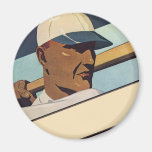 Vintage Baseball Refrigerator Magnets