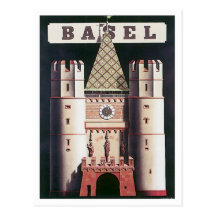 Vintage Basel Switzerland Post Card
