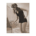 Vintage Bathing Beauty Flapper Girl Portraits postcards