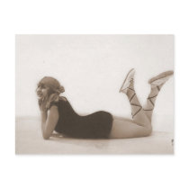 Vintage Bathing Beauty Flapper Girl Portraits Post Cards