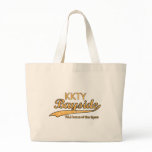 vintage bayside independent radio tote bag