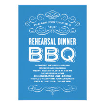 VINTAGE BBQ | REHEARSAL DINNER BBQ ANNOUNCEMENTS
