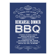 VINTAGE BBQ | REHEARSAL DINNER BBQ CUSTOM INVITE