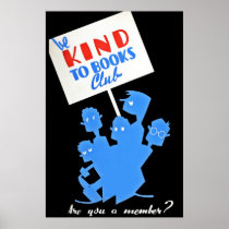 Vintage Be kind to books club