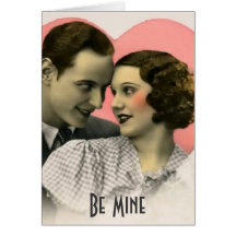 Vintage Be Mine Greeting Cards