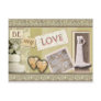Vintage be my love post card