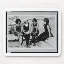Vintage Beach Beauties Photo Mousepads