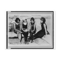 Vintage Beach Beauties Photo Post Card