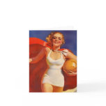 Vintage Beach Cape Weekend Blank Note Cards