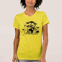 Vintage Beach Scene T-shirt