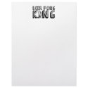 Vintage Beer Pong King letterhead