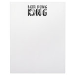 Vintage Beer Pong King letterhead