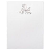 Vintage Beer Pong King Letterhead Template