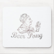 Vintage Beer Pong King mousepads