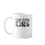 Vintage Beer Pong King Coffee Mug