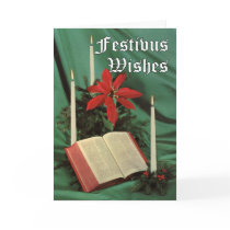 Vintage Bible Festivus Card