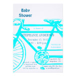 Vintage Bicycle Baby Boy Shower Invitations