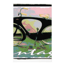 vintage Bicycle Customized Stationery