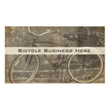 Vintage Bicycle Grungy Business Card