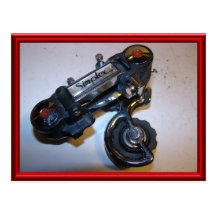 Vintage bicycle parts 3 postcards