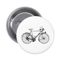 Vintage Bicycle Pinback Button