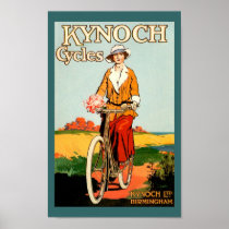 Vintage Bicycle Poster - Kynoch Cycles