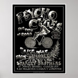 Vintage Bicycle Poster: Psycho Cycles posters