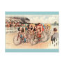Vintage Bicycle Race Poster Art Postcards