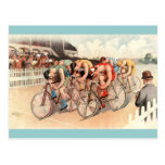 Vintage Bicycle Race Poster Art Postcards