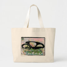 vintage Bicycle Tote Bag